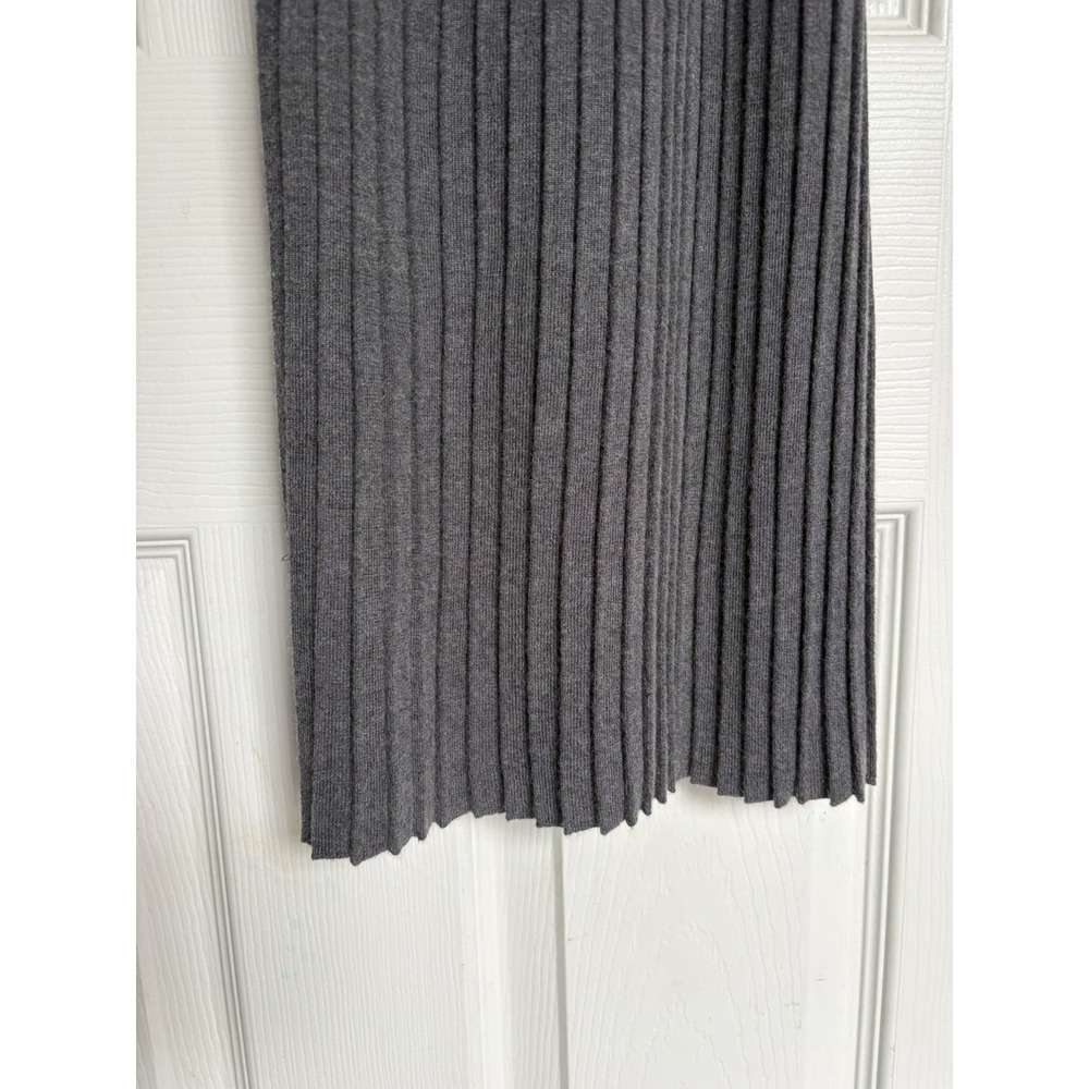 Barneys New York grey silk and cashmere long Dress Size small Luxury Resort - Picture 7 of 7